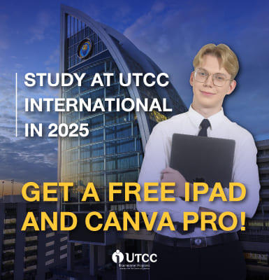 Study at UTCC International in 2025 and Get a Free iPad and Canva Pro